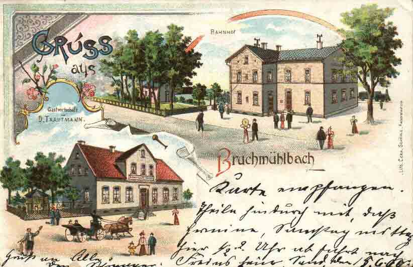 Bahnhof und Gasthaus Trautmann