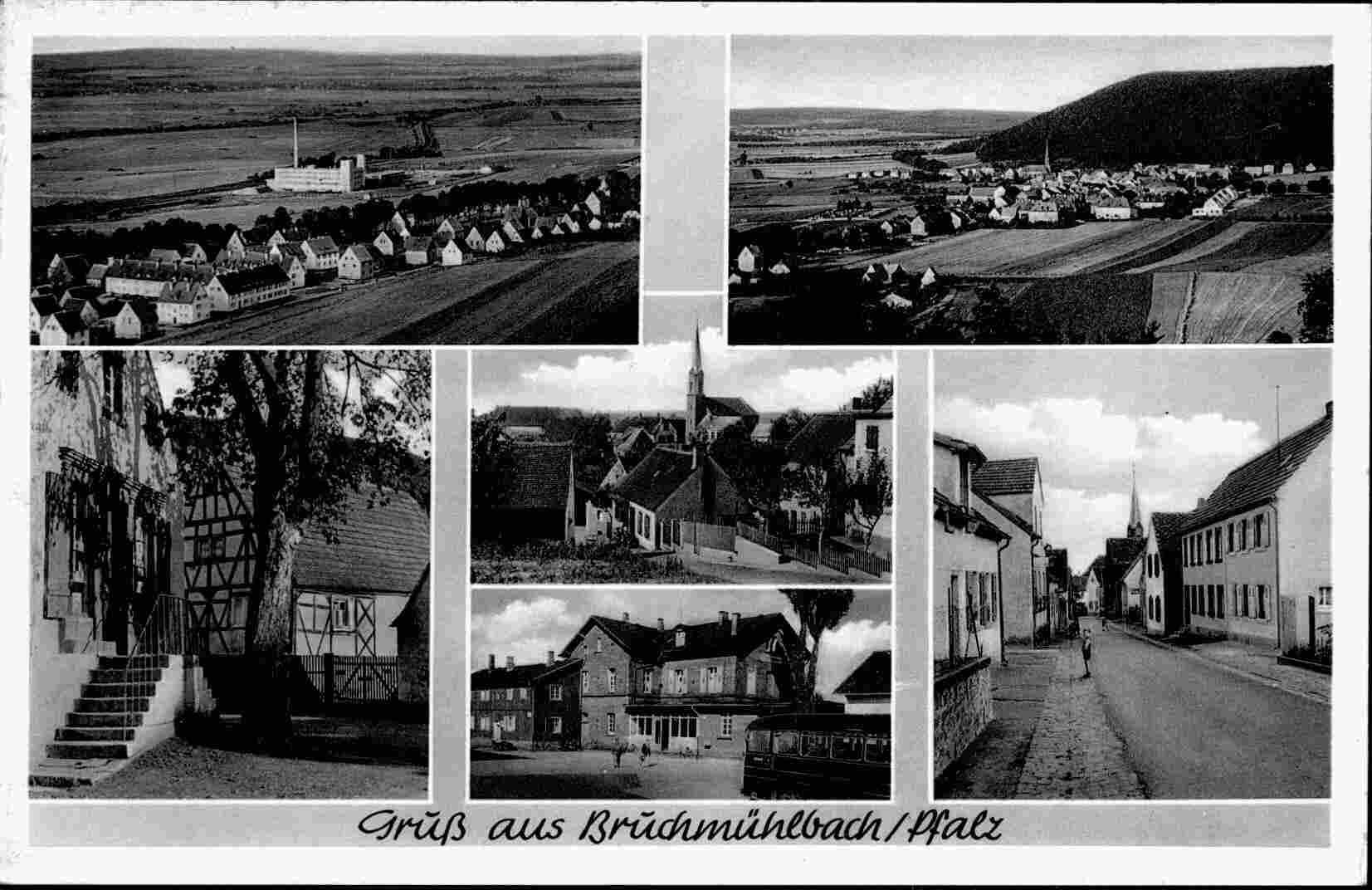 Mehrbildkarte aus dem Jahr 1950